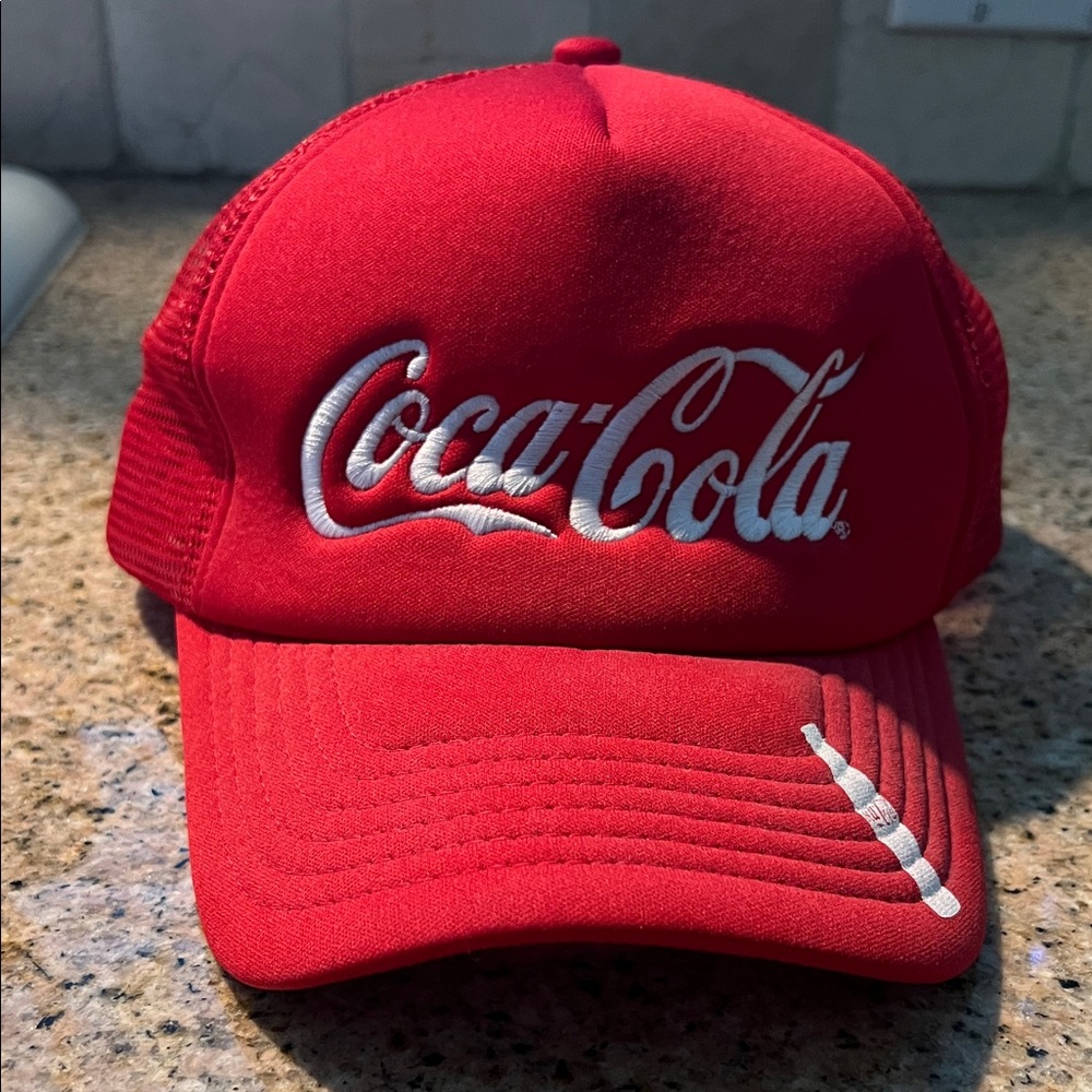Coca Cola Red Hat with White Logo